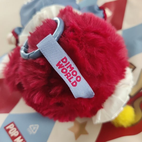 AUTHENTIC Popmart Why So Serious Dimoo Flame Clown Vinyl Plush Pendant Labubu - Picture 6 of 6